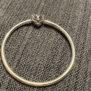 Pandora butterfly Heart silver Charm Bracelet